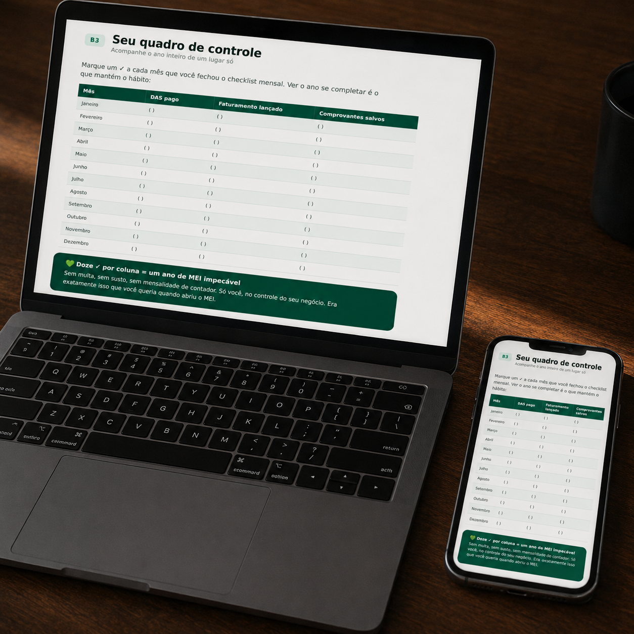 Checklist do MEI Organizado